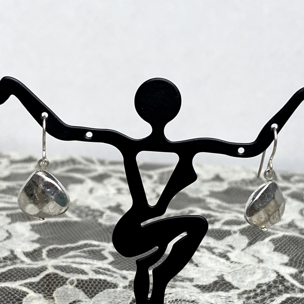 Fashionable Silver Earrings - Vintage